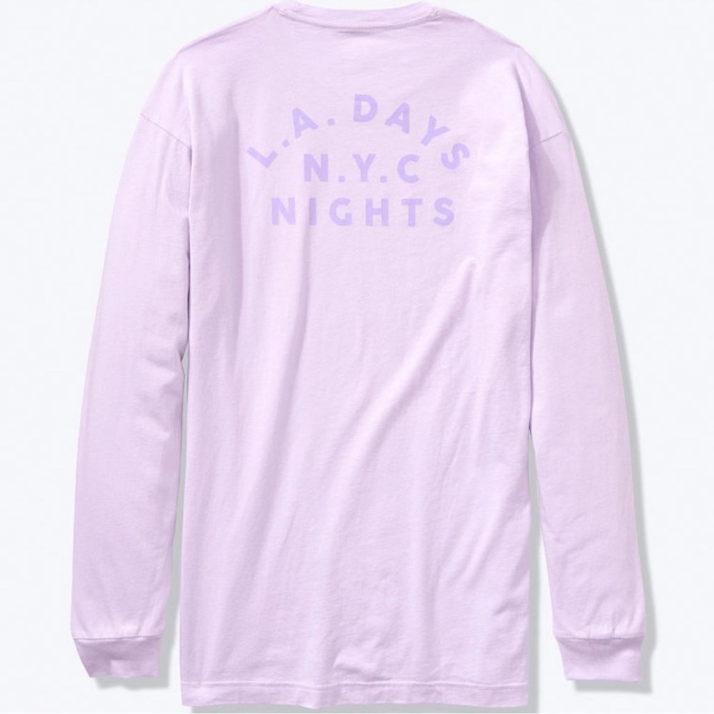 Vs pink long sleeve shirt